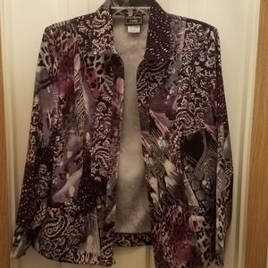 Purple Print Southern Lady Jacket